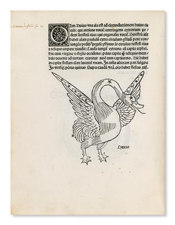 INCUNABULA  HYGINUS, CAIUS JULIUS. Poeticon Astronomicon.  1482